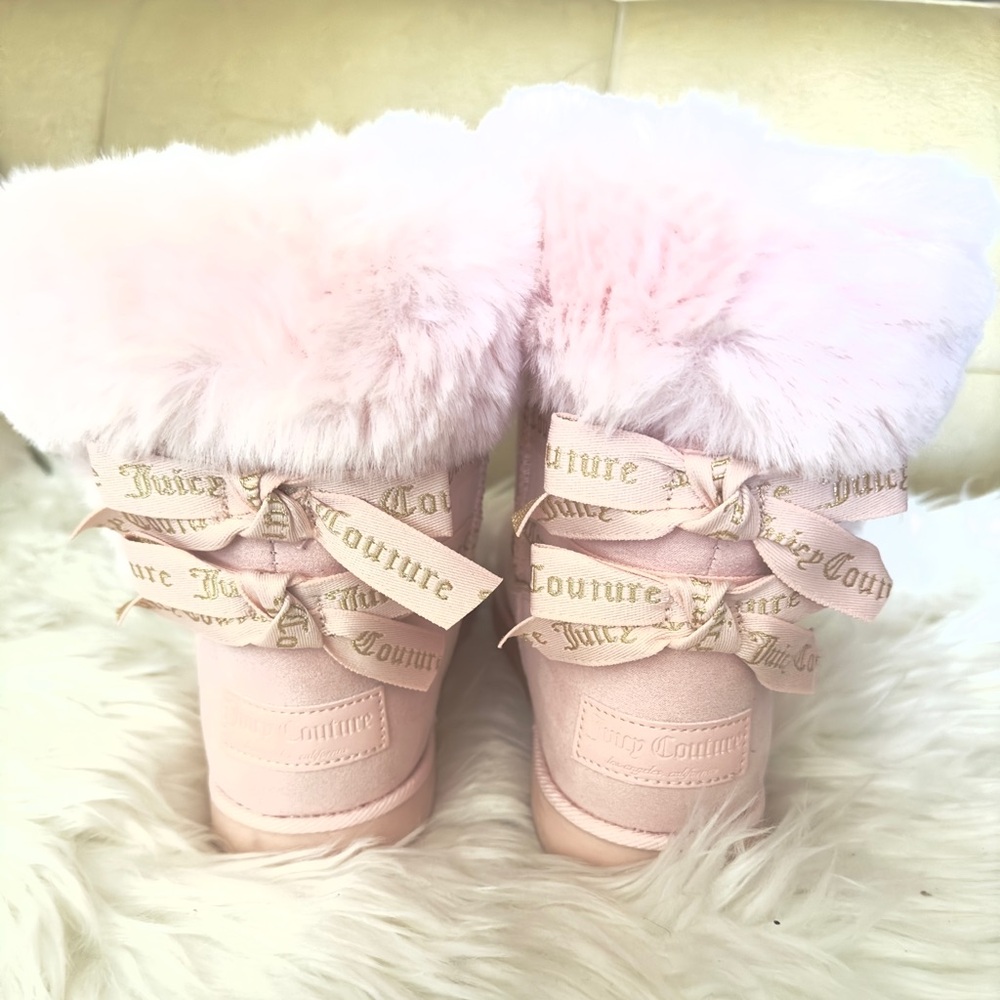 Juicy Couture baby pink boots